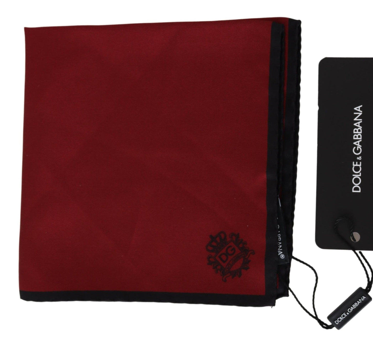 Dolce & Gabbana Elegant Red Silk Square Handkerchief