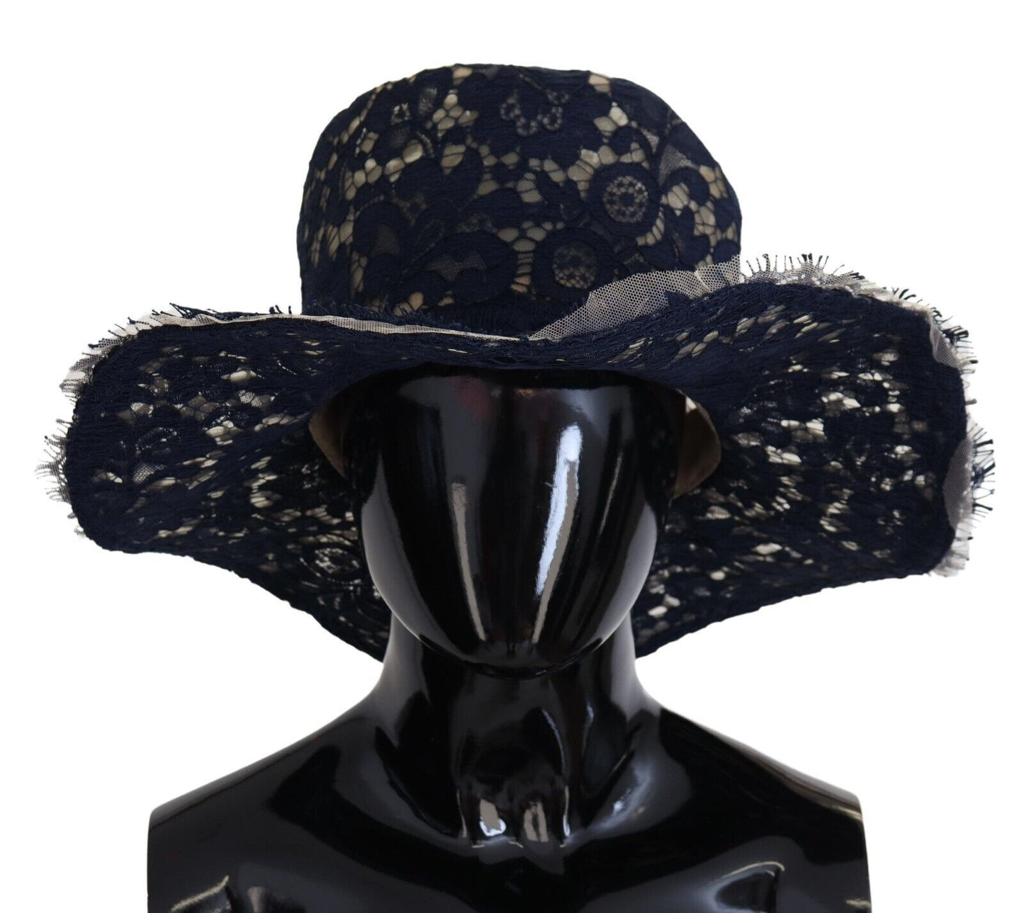 Dolce & Gabbana Elegant Wide Brim Blue Hat