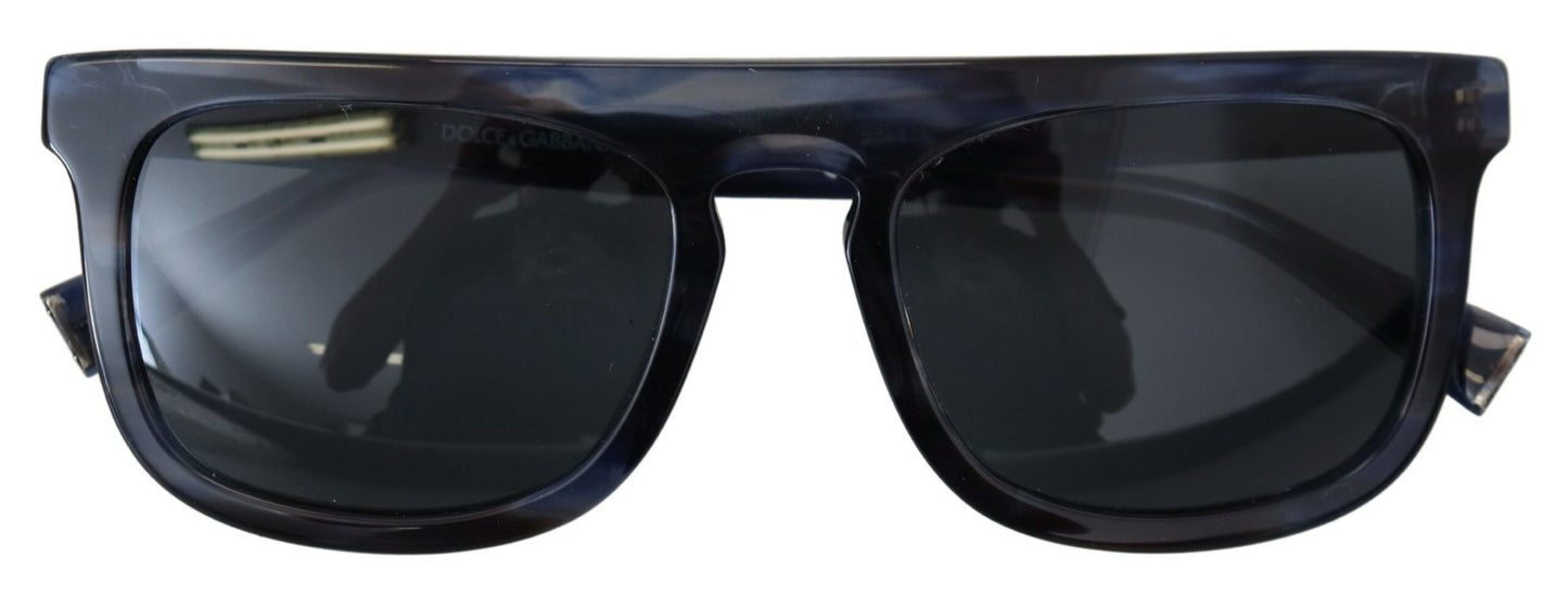 Dolce & Gabbana Elegant Blue Acetate Sunglasses for Women