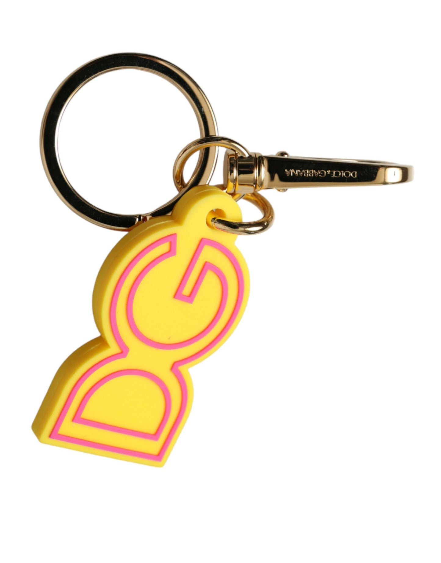 Dolce & Gabbana Chic Yellow Gold Keychain Charm