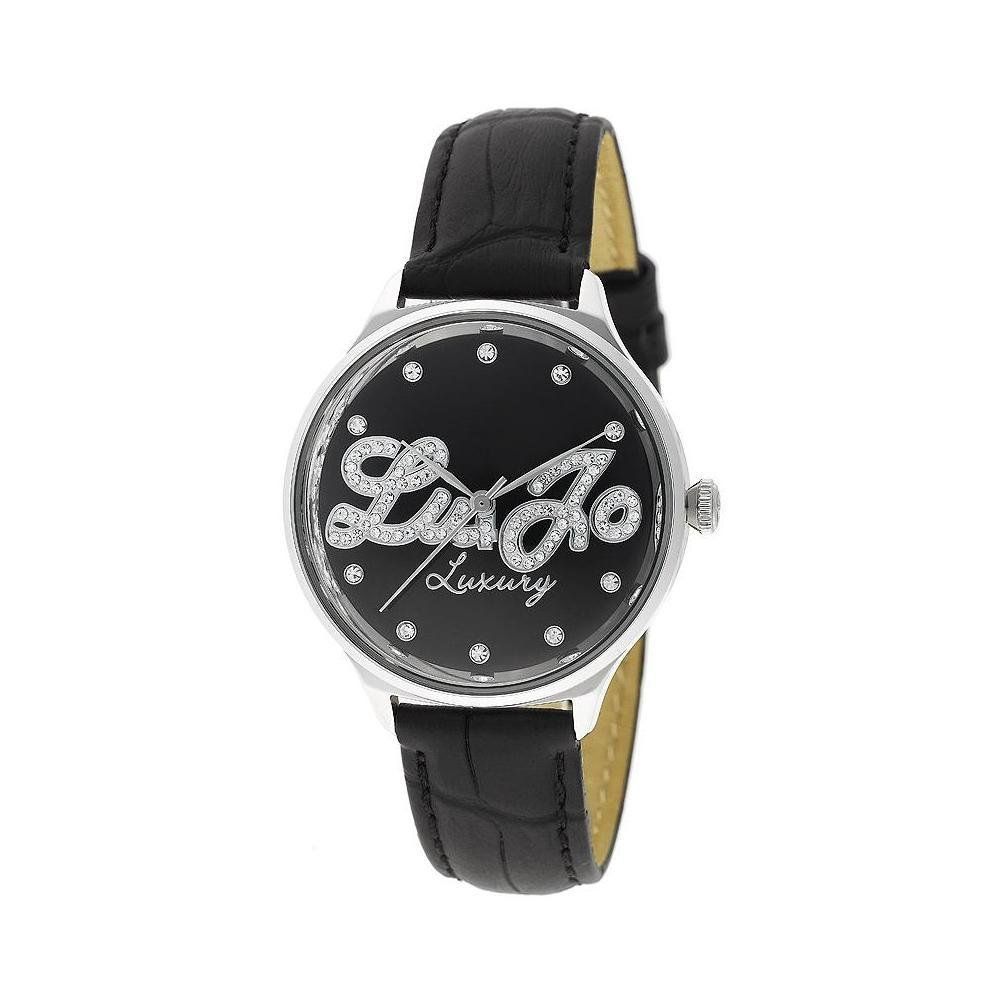 Liu Jo Black Leather Watch