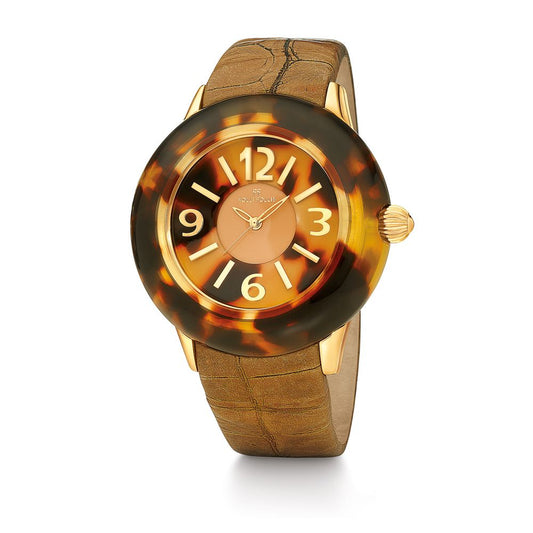 Folli Follie Brown Leather Watch