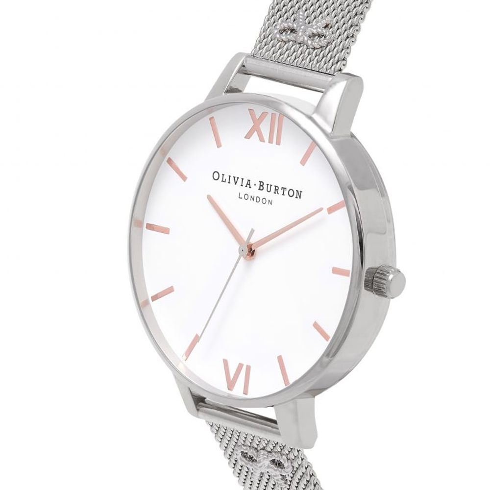 Olivia Burton Silver Steel Watch