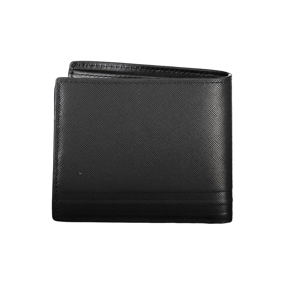 Tommy Hilfiger Black Leather Men Wallet