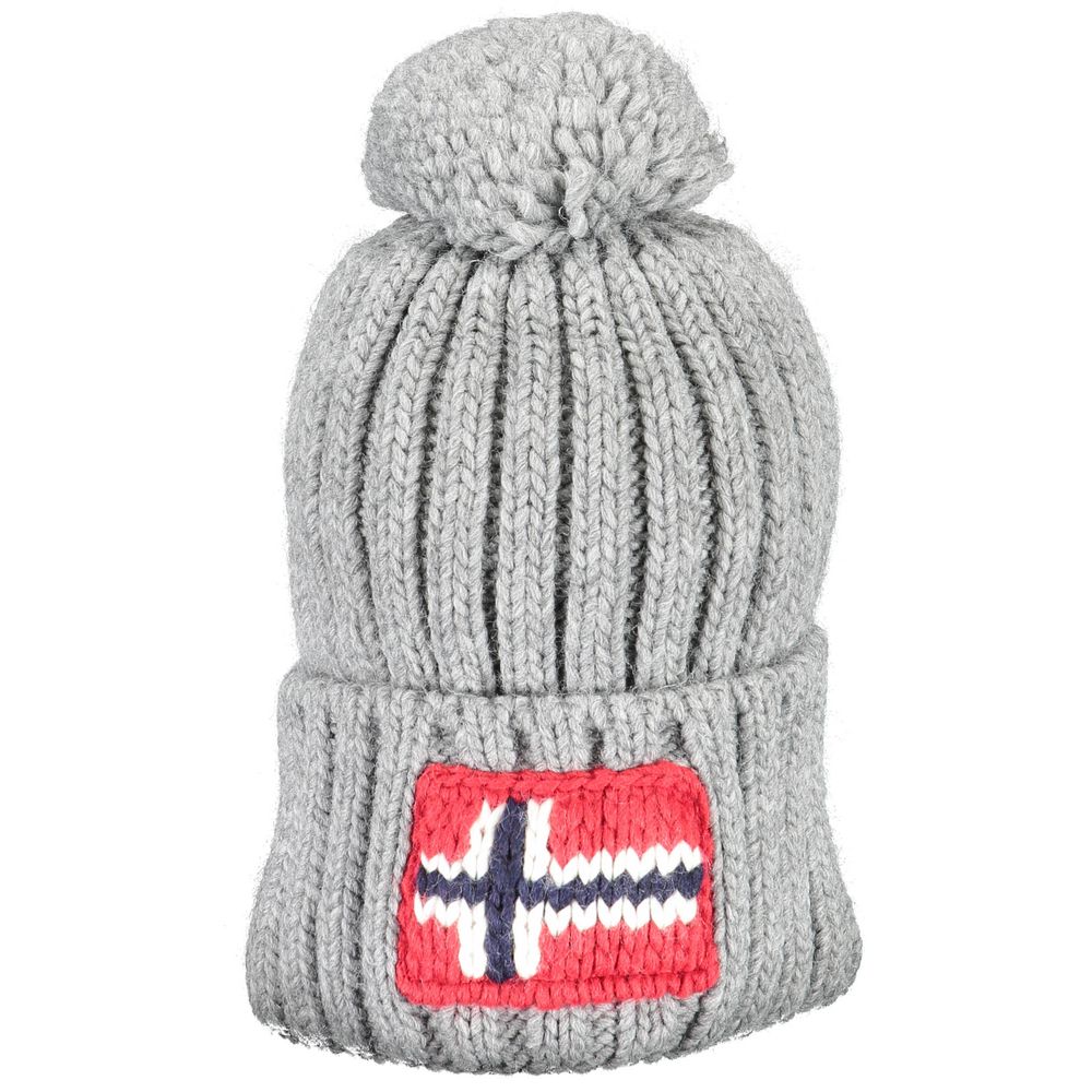 Napapijri Gray Acrylic Men Hat