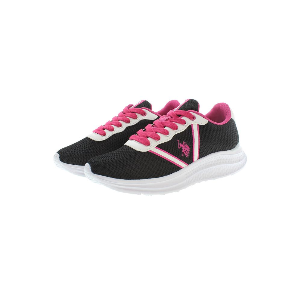 U.S. POLO ASSN. Black Polyester Women Sneaker